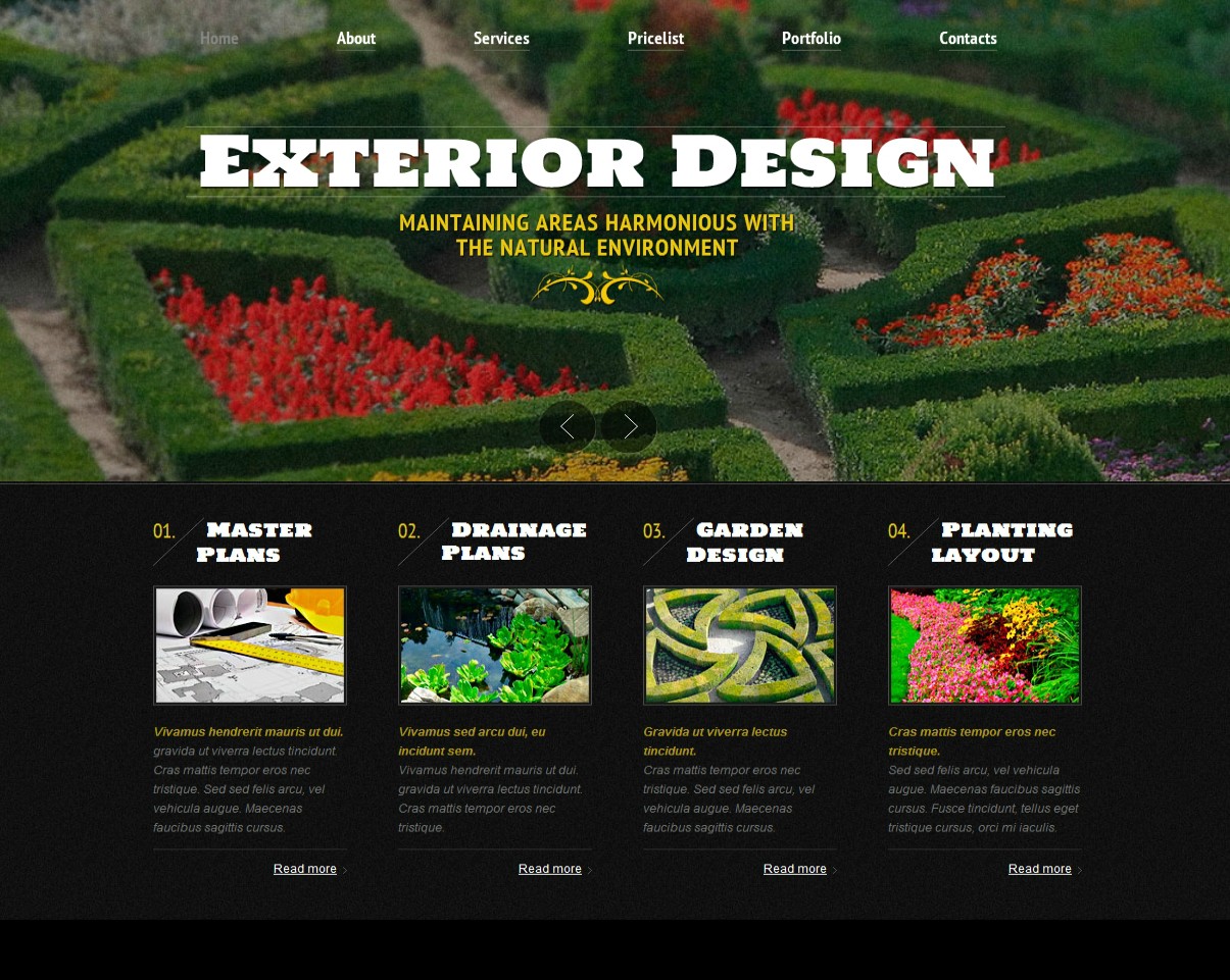 Exterior Design - darmowy szablon WWW 1