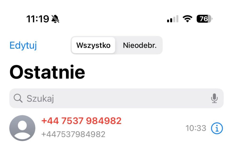 Uważaj na kierunkowy +44 i +34, dlaczego połączenia z tego numeru mogą