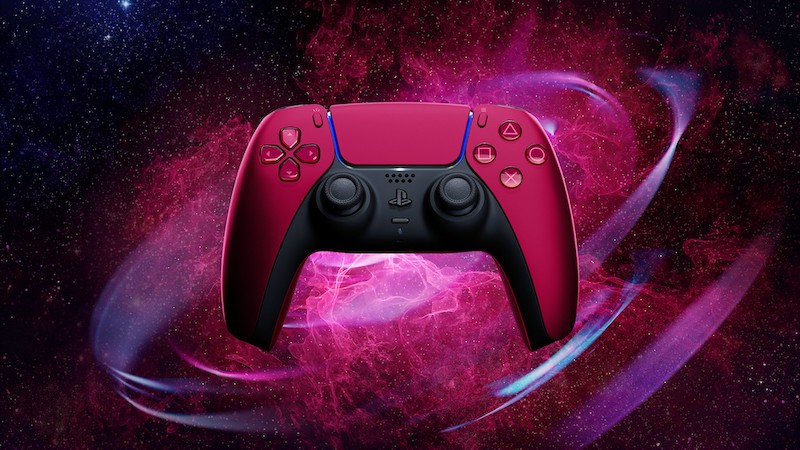 ps5 dualsense cosmic red