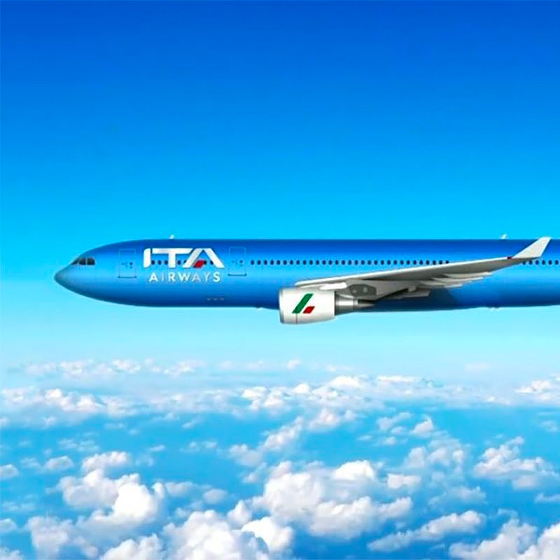 samolot ita airways - kiedyś alitalia