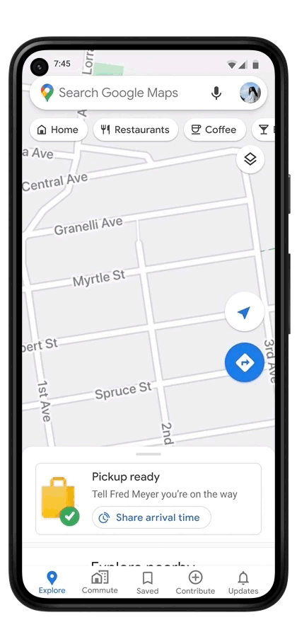 Pickup with Google Maps 2