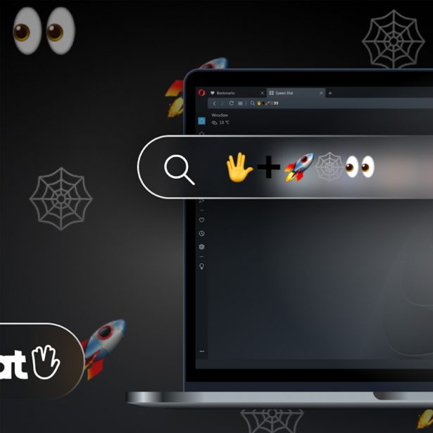 Opera umożliwia wchodzenie na strony za pomocą… emoji w URL