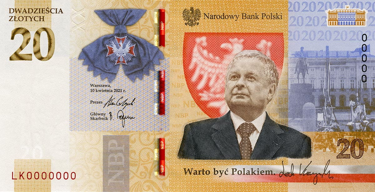 kaczynski banknot