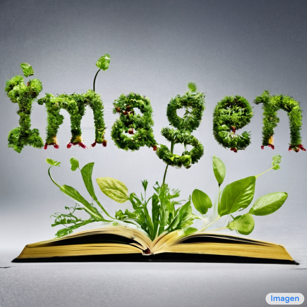 sprouts in the shape of text imagen
