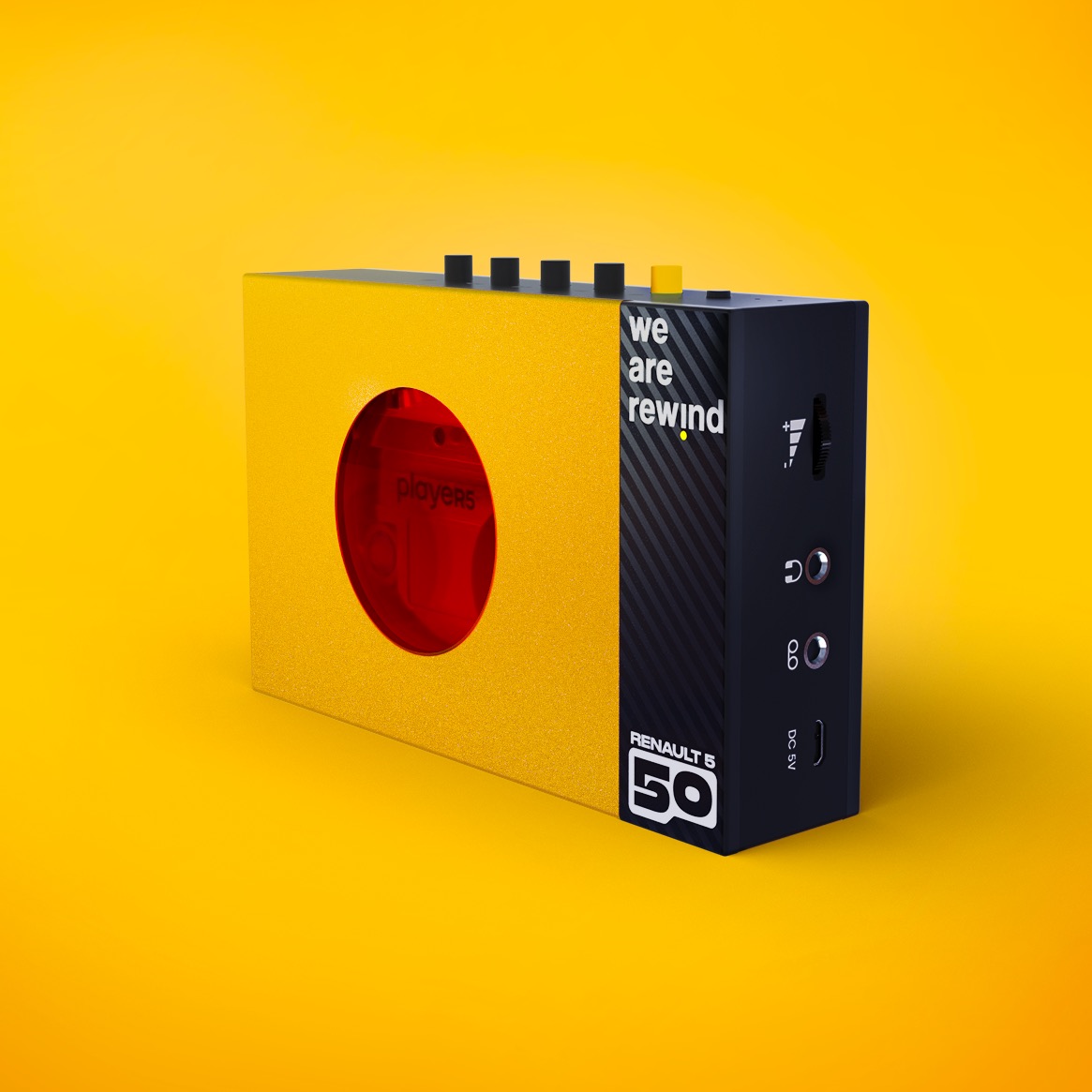 Kultowe Renault 5 obchodzi 50-lecie. Aby to uczcić, firma sprzeda Ci kolorowego Walkmana PlayeR5 za prawie 900 zł