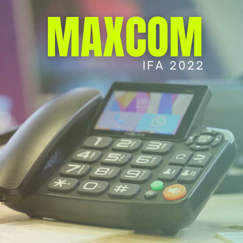 [VIDEO] Maxcom prezentuje na IFA 2022 telefon dla zaawansowanych seniorów