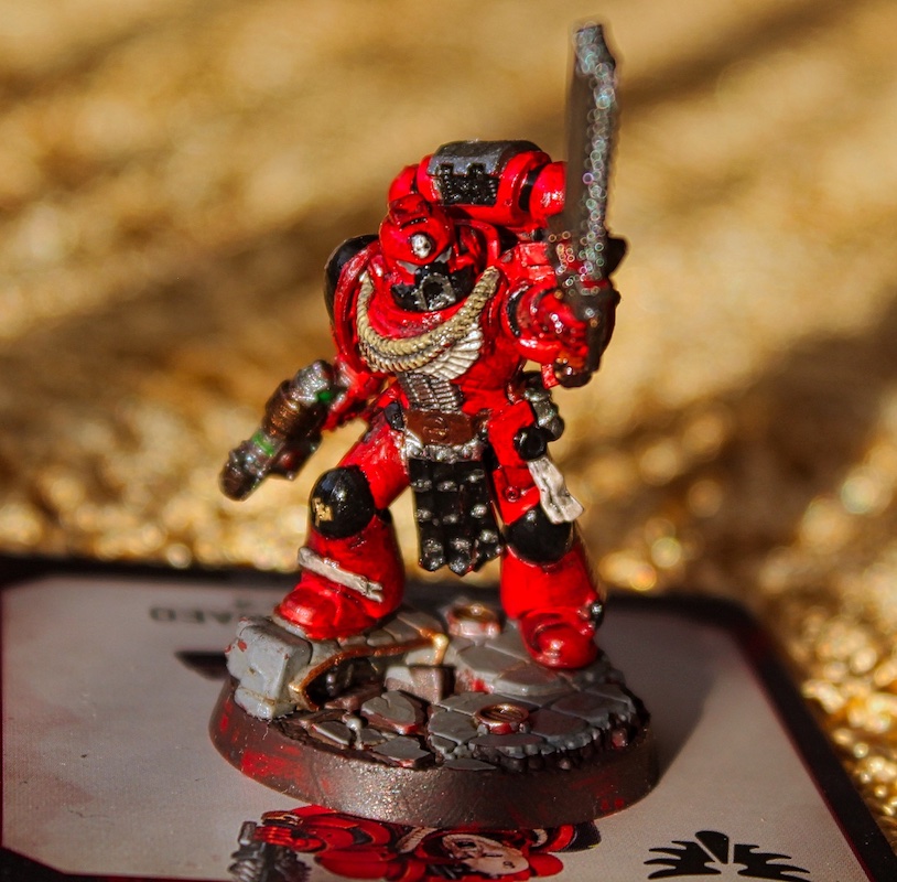 Jedna z figurek z serii "Space Marine Heroes"