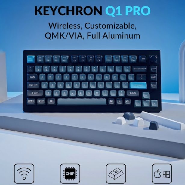 Keychron Q1 Pro – czyli pierwsza aluminiowa klawiatura Keychron już na Kickstarterze