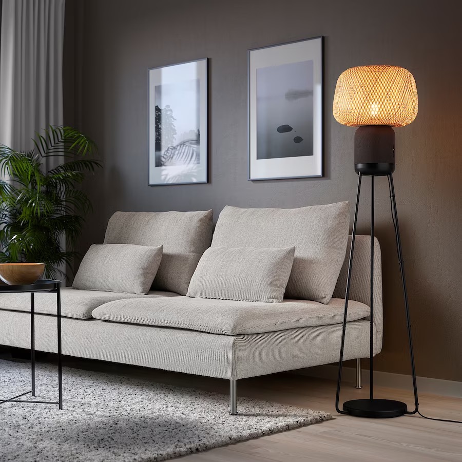 ikea symfonisk lampa podlogowa