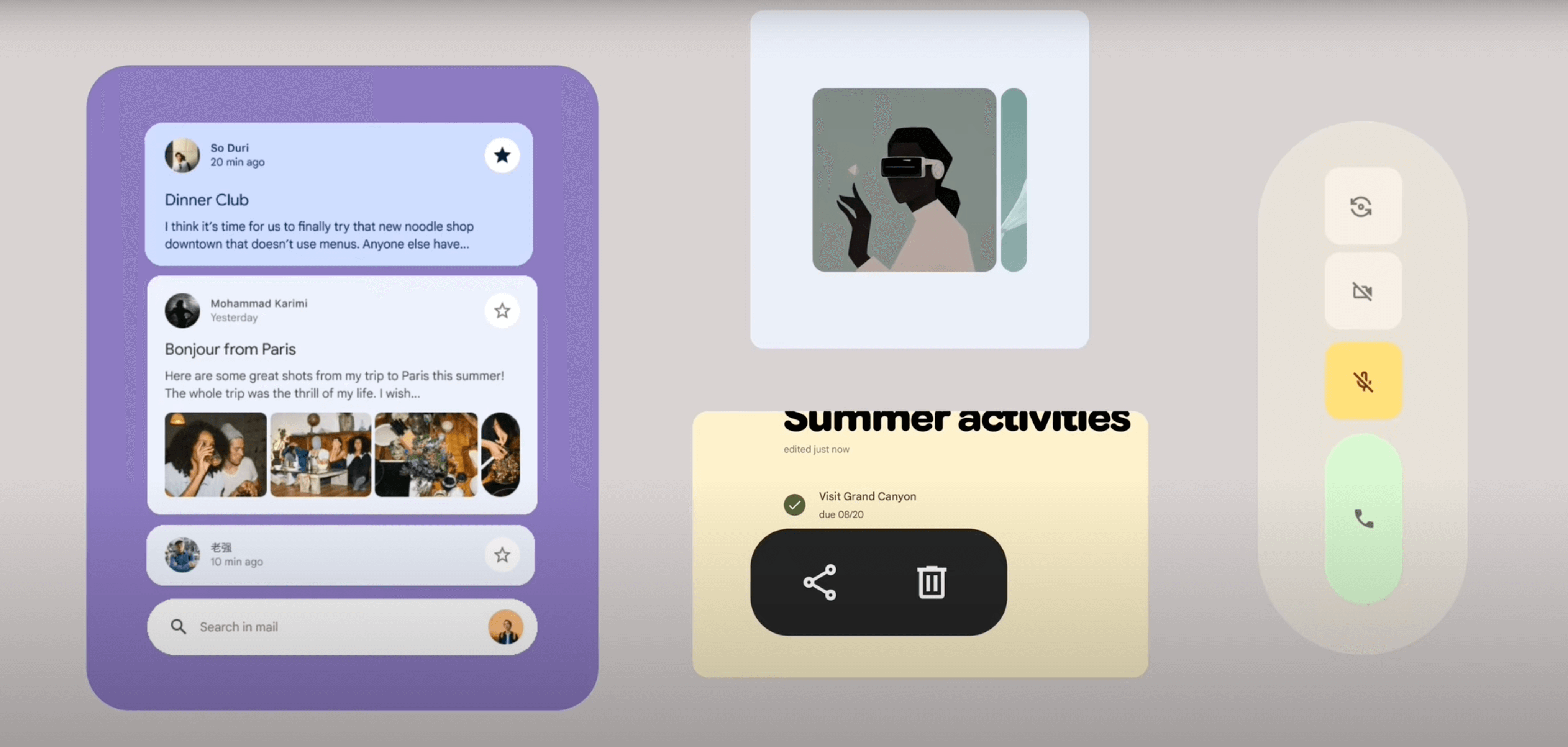 Google zaprezentowało przyszłość aplikacji na składane telefony 4 materialdesign foldable