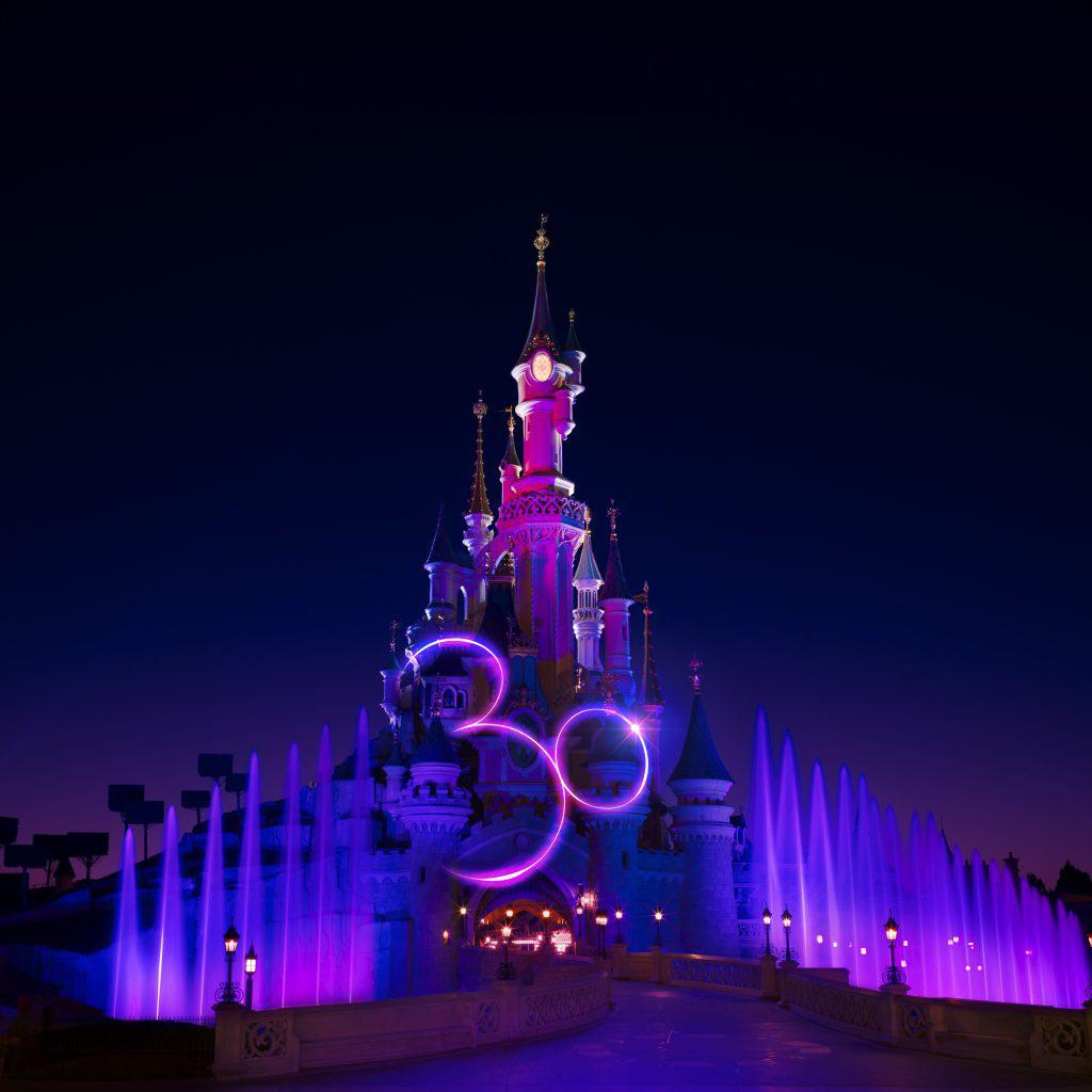 Logo Disneyland Paris z okazji 30 lecia