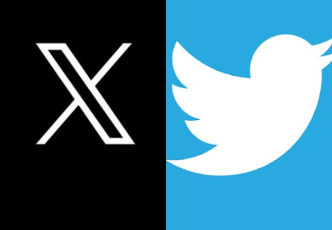 Logo Twittera i X
