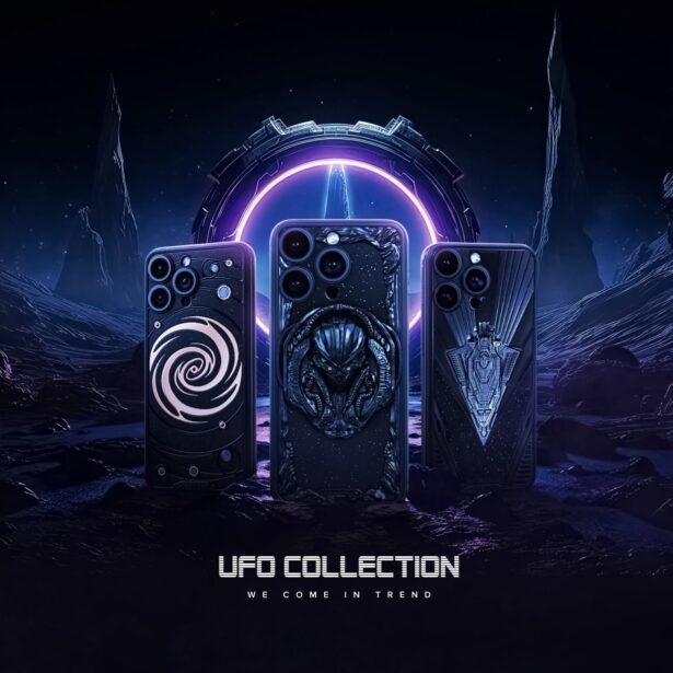 Apple iPhone 15 ozdobiony przez Caviar. Złoto, diamenty, meteoryt i statek obcych za 40 000 zł