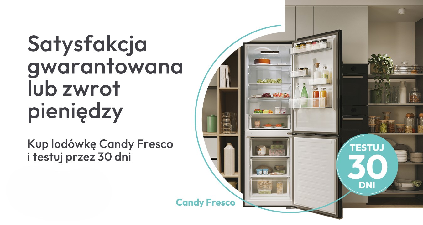 Moc korzyści z lodówkami Candy Fresco 6 candy