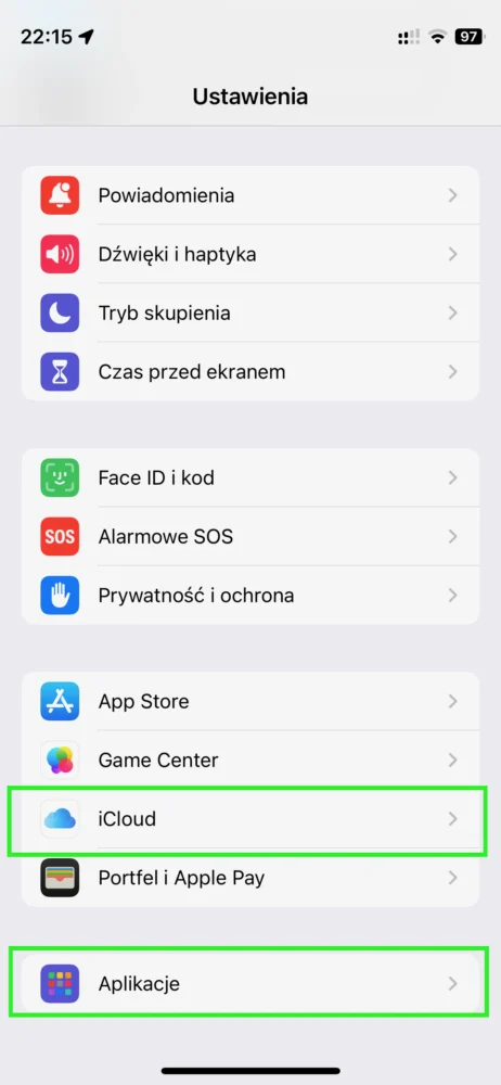iOS 18 Ustawienia