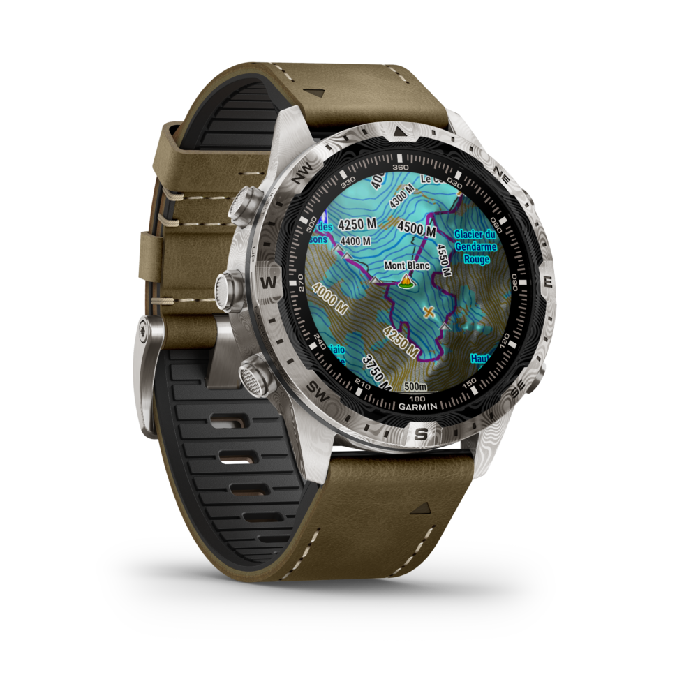 MARQ Adventurer Damascus Steel – debiutuje ekskluzywna edycja zegarków Garmin 13 marq2 adventurer damascus HR front right 0009 M2 Damascus topo EU shade on