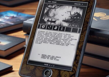 Ink Console – trochę czytnik, trochę konsola do gier. Gry paragrafowe w cyfrowej wersji na sterydach