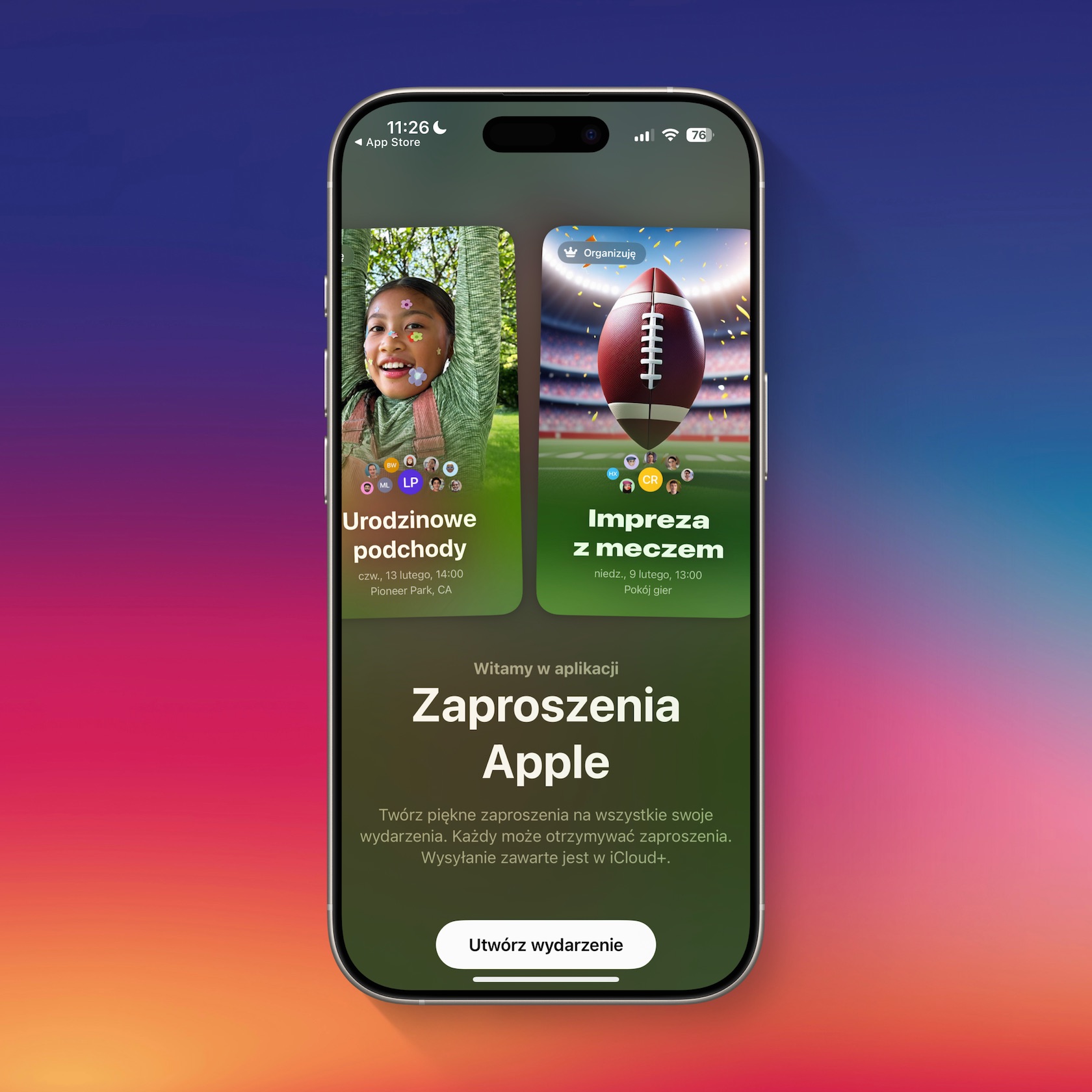 Apple Zaproszenia już oficjalnie – to aplikacja, z którą nakręcisz imprezę i zaprosisz na bal