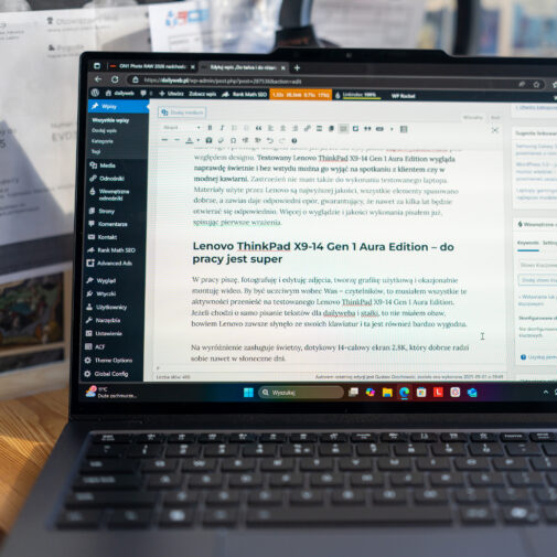 Do tańca i do różańca. Przetestowałem Lenovo ThinkPad X9-14 Gen 1 Aura Edition