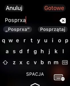 Polski słownik w Apple Watch w watchOS 26