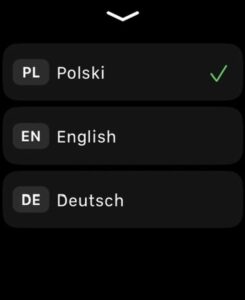 Polski słownik w Apple Watch w watchOS 26