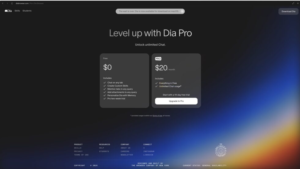 Dia cennik subskrypcji