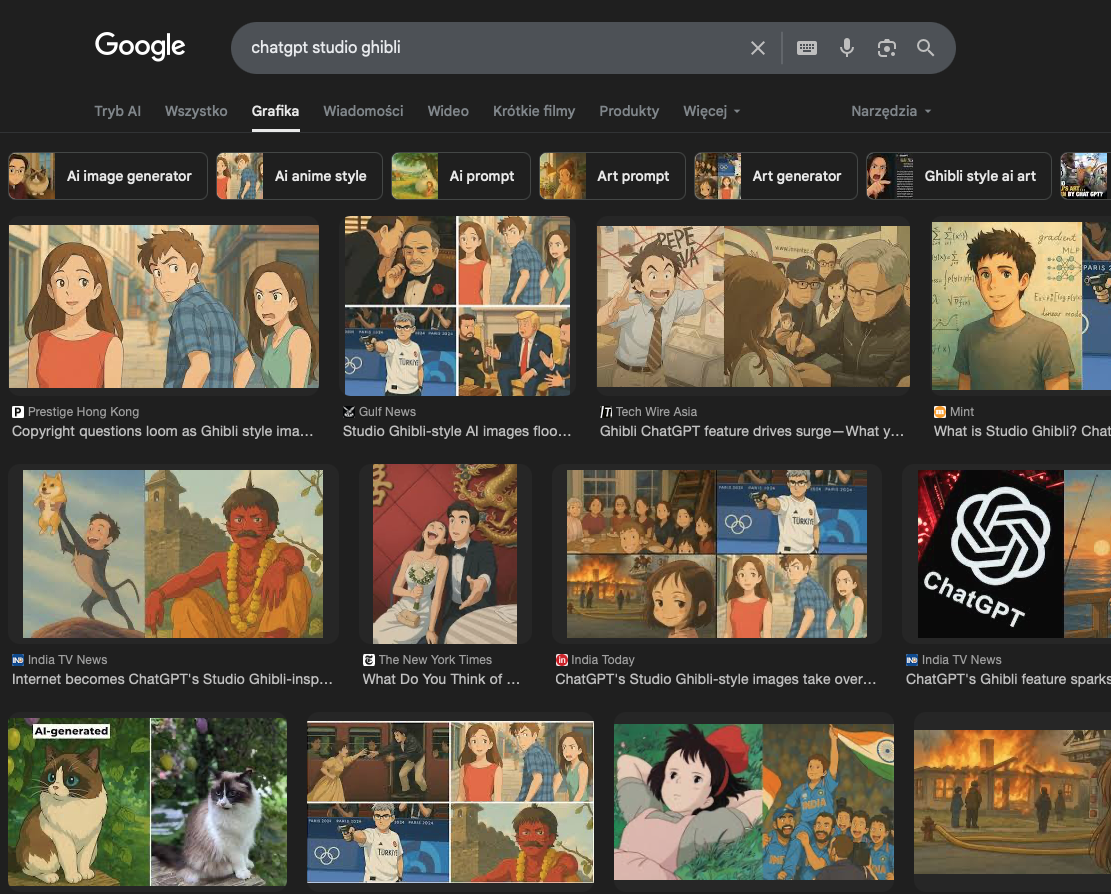Tim Sweeney z Epic Games i jego krytyczne wypowiedzi o tagach „Made with AI”, czyli trochę o przyszłości tworzenia gier w epoce AI 7 chatgpt ghibli afera