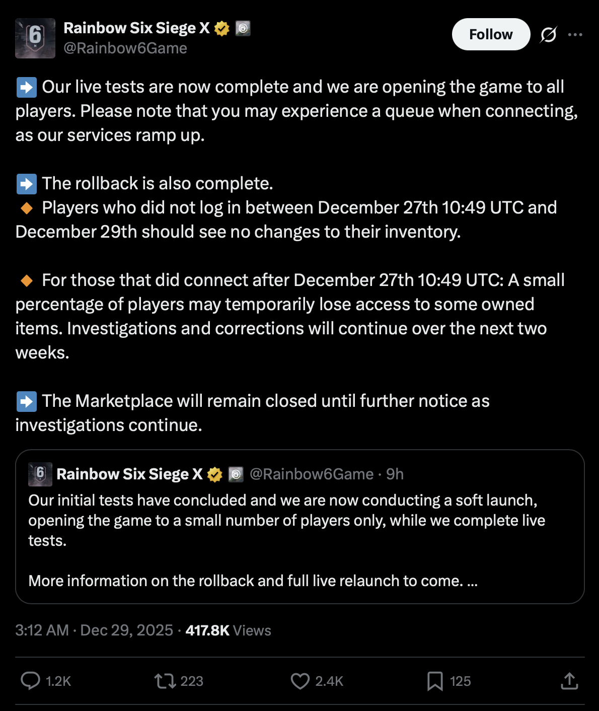 Rainbow Six Siege ugina się pod naporem hackerów. Chaos w grze doprowadził do wyłączenia serwerów 6 r6 dev
