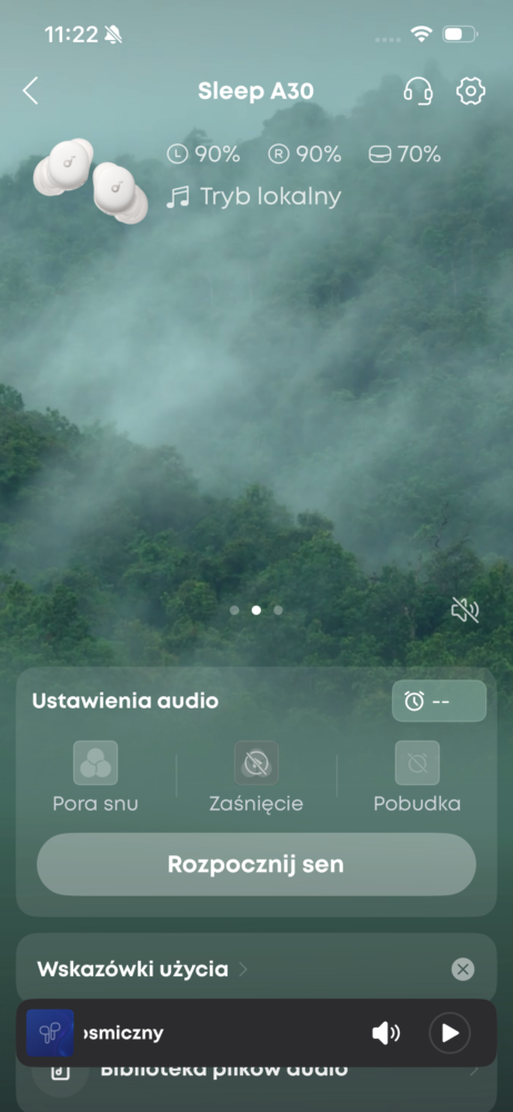 Aplikacja Soundcore dla Sleep A30