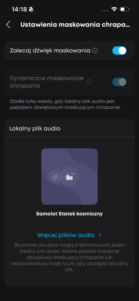 Aplikacja Soundcore dla Sleep A30