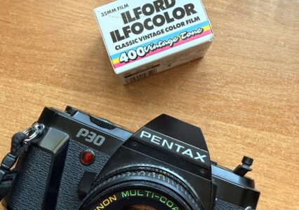 Zima uchwycona na Ilfordzie Ilfocolor Vintage Tone 400 plus