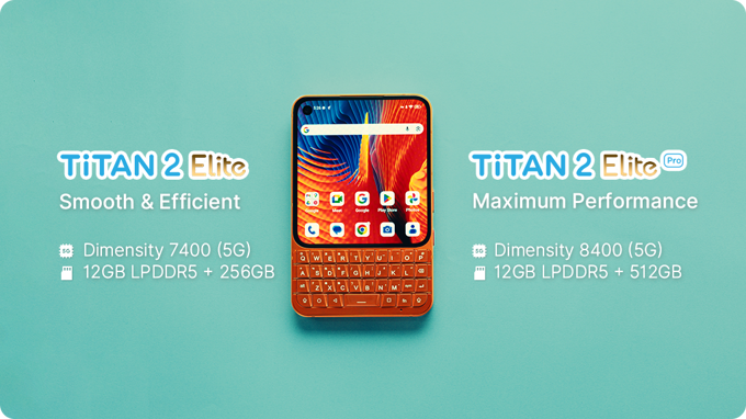 Na smartfony z fizyczną klawiaturą wciąż jest popyt! Zbiórka na Titan 2 Elite sfinansowana w jeden dzień 6 Unihertz Titan 2 Elite Pro