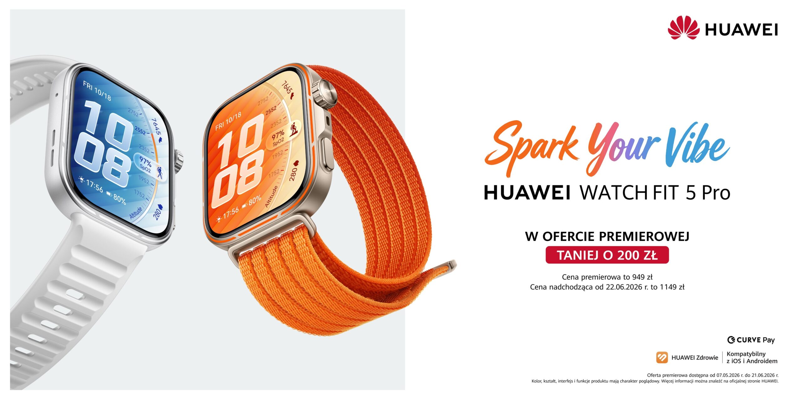 HUAWEI WATCH FIT 5 Pro