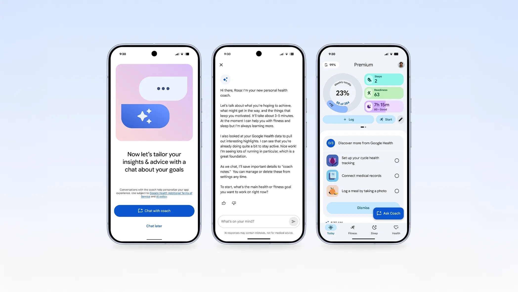 Google Health Coach