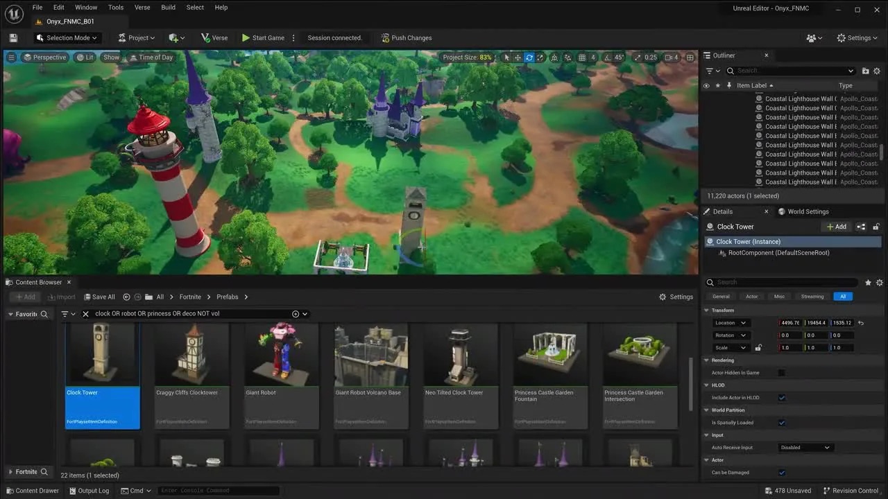 unreal editor for fortnite features presentation state of