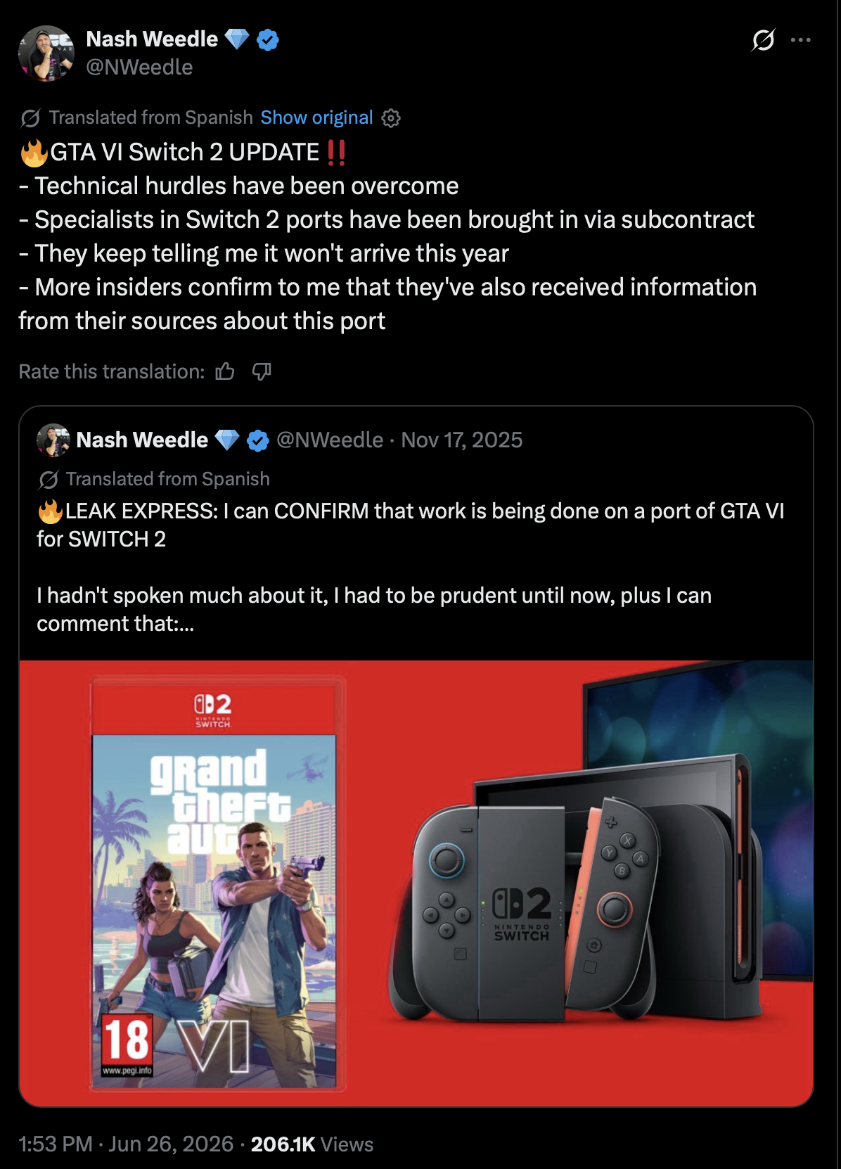 GTA VI na Switchu 2? Rockstar i Nintendo podobno pracują nad zaskakującym portem 6 2026 07 01 10 52 01