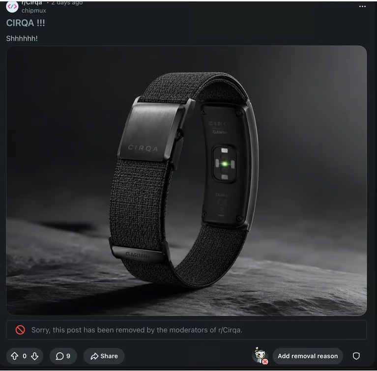 Poznalismy polską cenę Garmin Cirqua. Będzie taniej niż w przypadku Whoopa 6 Garmin Cirqua