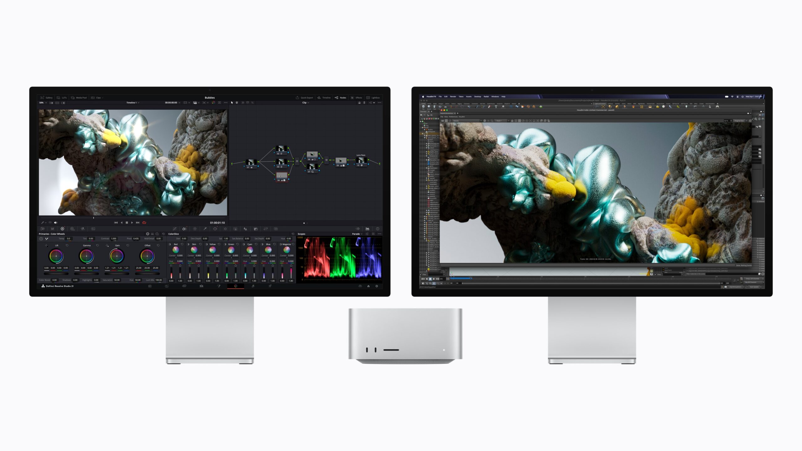 Więcej, szybciej, ale i drożej - odświeżone Mac mini i Mac Studio oficjalnie zaprezentowane 16 Mac Studio jako stacja robocza do wideo scaled