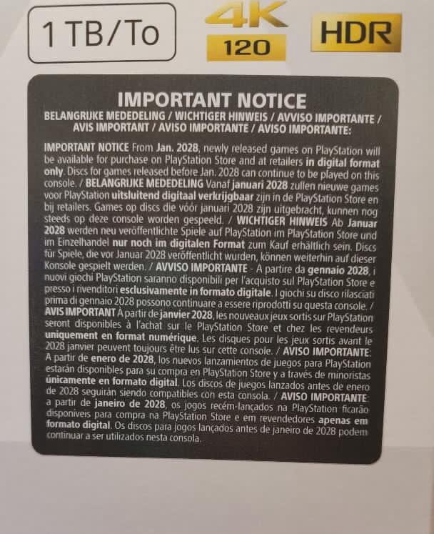 PlayStation Info o wsparciu dla płyt na PS5