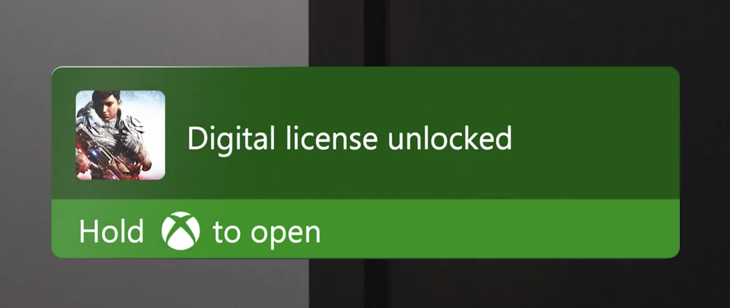 XBOX oficjalnie ogłasza program konwersji płyt na licencje cyfrowe 8 XBOX Disc-To-Digital powiadomienie przykład