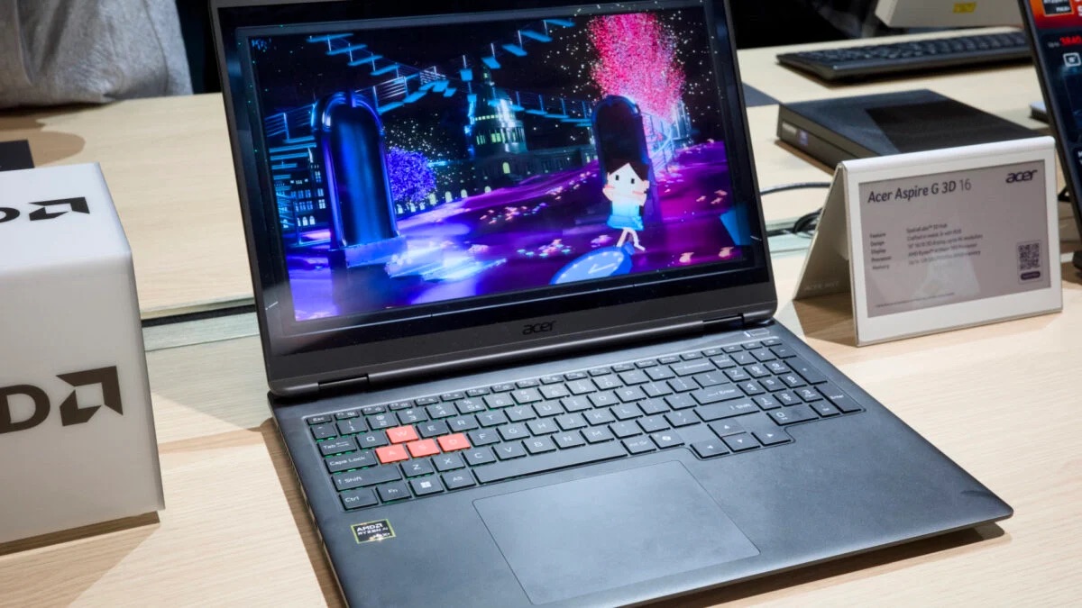 Acer Aspire G 3D 16 zdjecie z Gizmodo