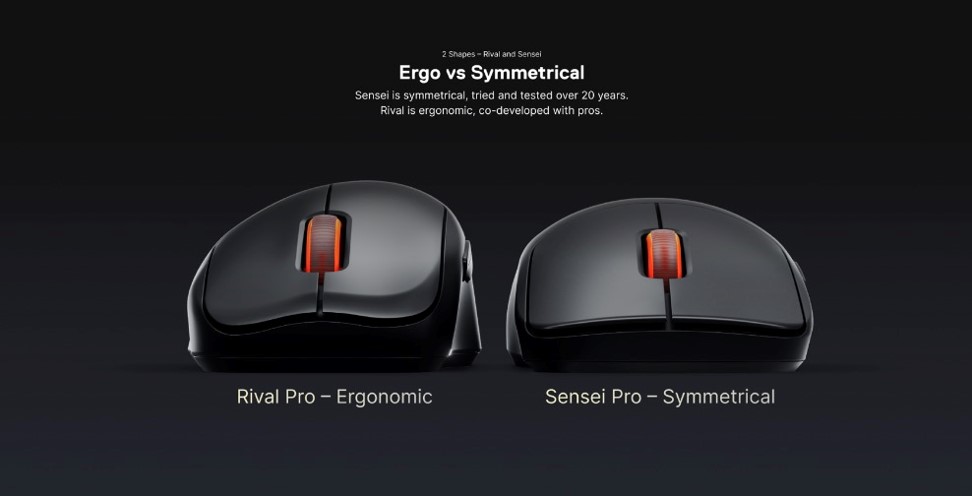 SteelSeries Sensei Pro i Rival Pro