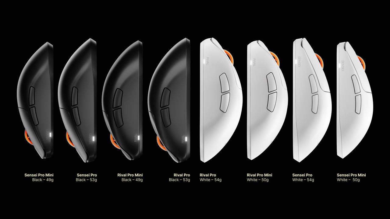 SteelSeries Sensei Pro i Rival Pro