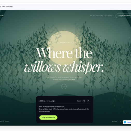 03 willows live page