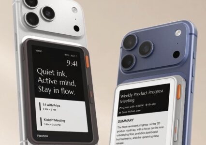Rusza preorder kolejnego mini czytnika, który przyczepisz do smartfona. Flowtica Verso na pierwszym miejscu stawia jednak AI