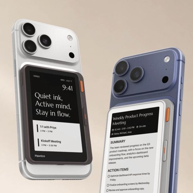 Anthropic otwiera Fundusz Pożytku Publicznego. Sfinansuje z niego badania na temat „niestabilności” na rynku pracy wywołanej przez rozwój AI 3 Rusza preorder kolejnego mini czytnika, który przyczepisz do smartfona. Flowtica Verso na pierwszym miejscu stawia jednak AI